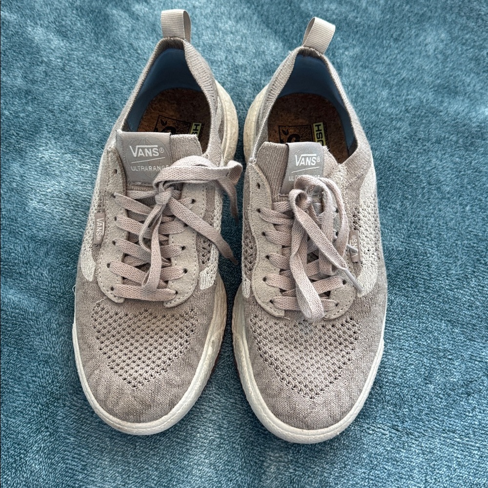 Vans Ultrarange Light Brown Knit Shoes